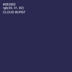 #2B2952 - Cloud Burst Color Image